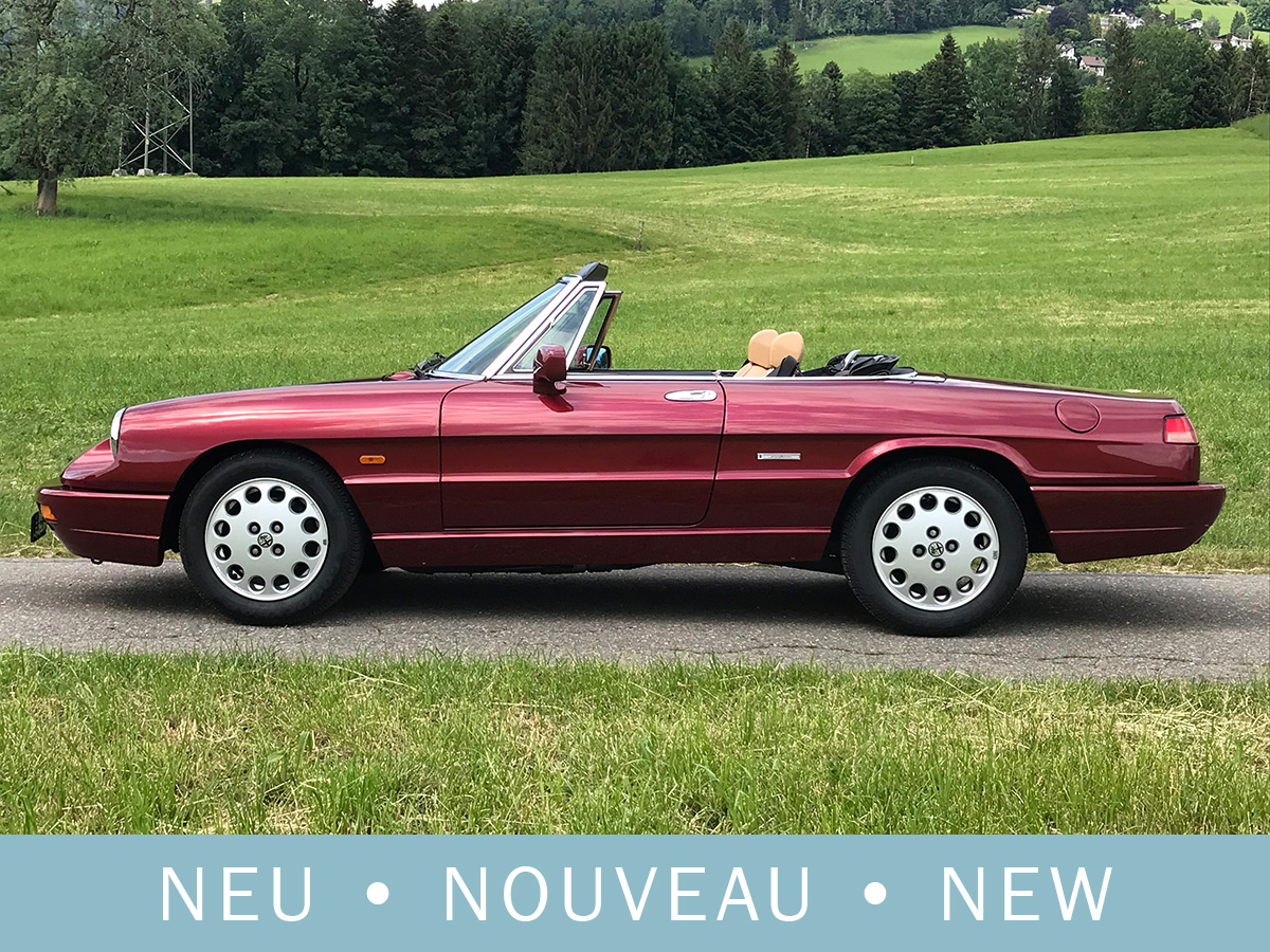 Alfa Romeo Spider Serie IV bordeaux metallic 1992