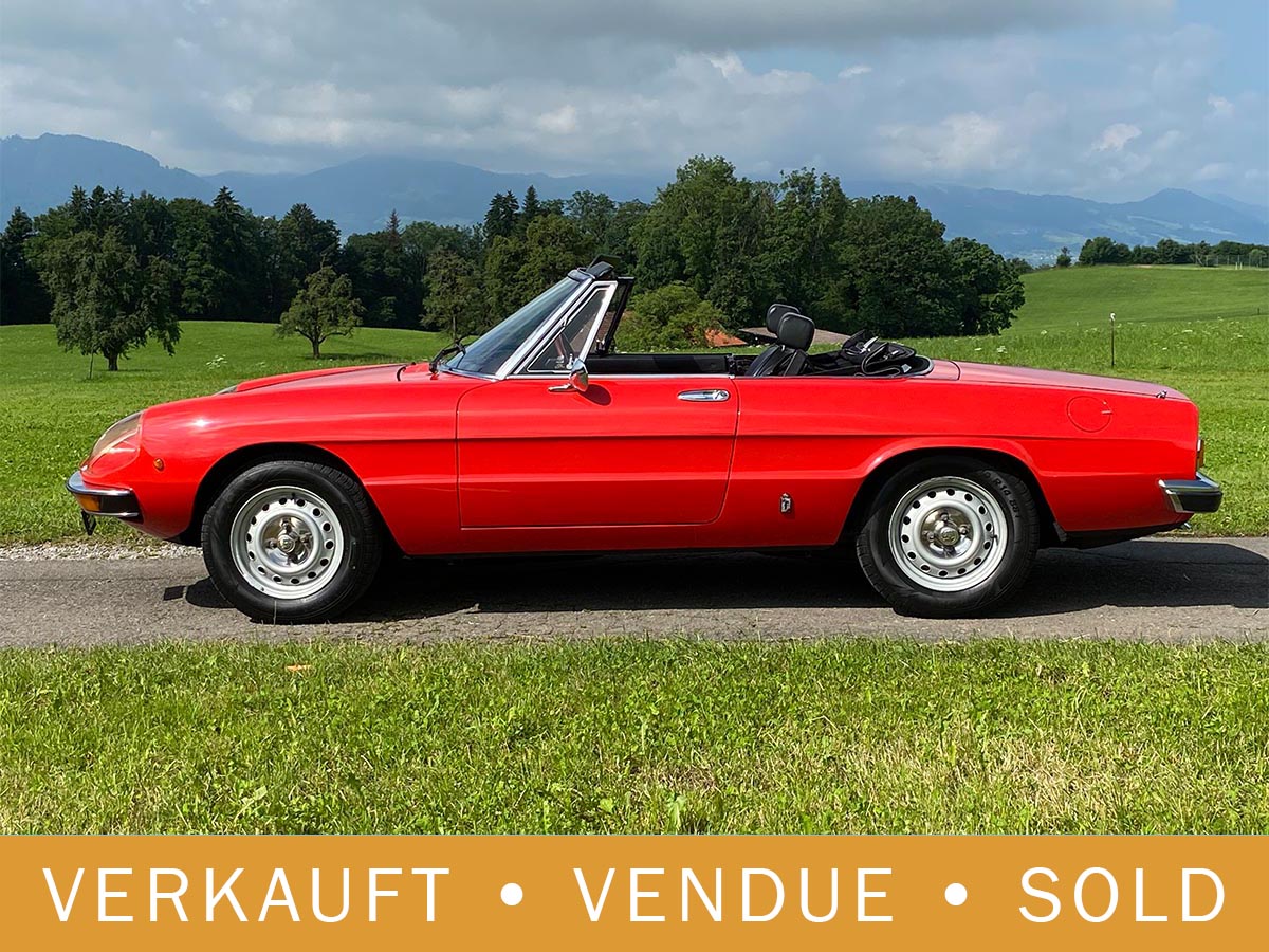 Alfa Romeo 2000 Spider Veloce rot 1979