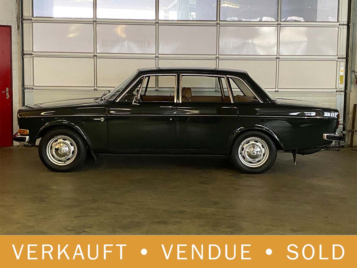 Volvo 144 Limousine Handschalter dunkelgruen 1970