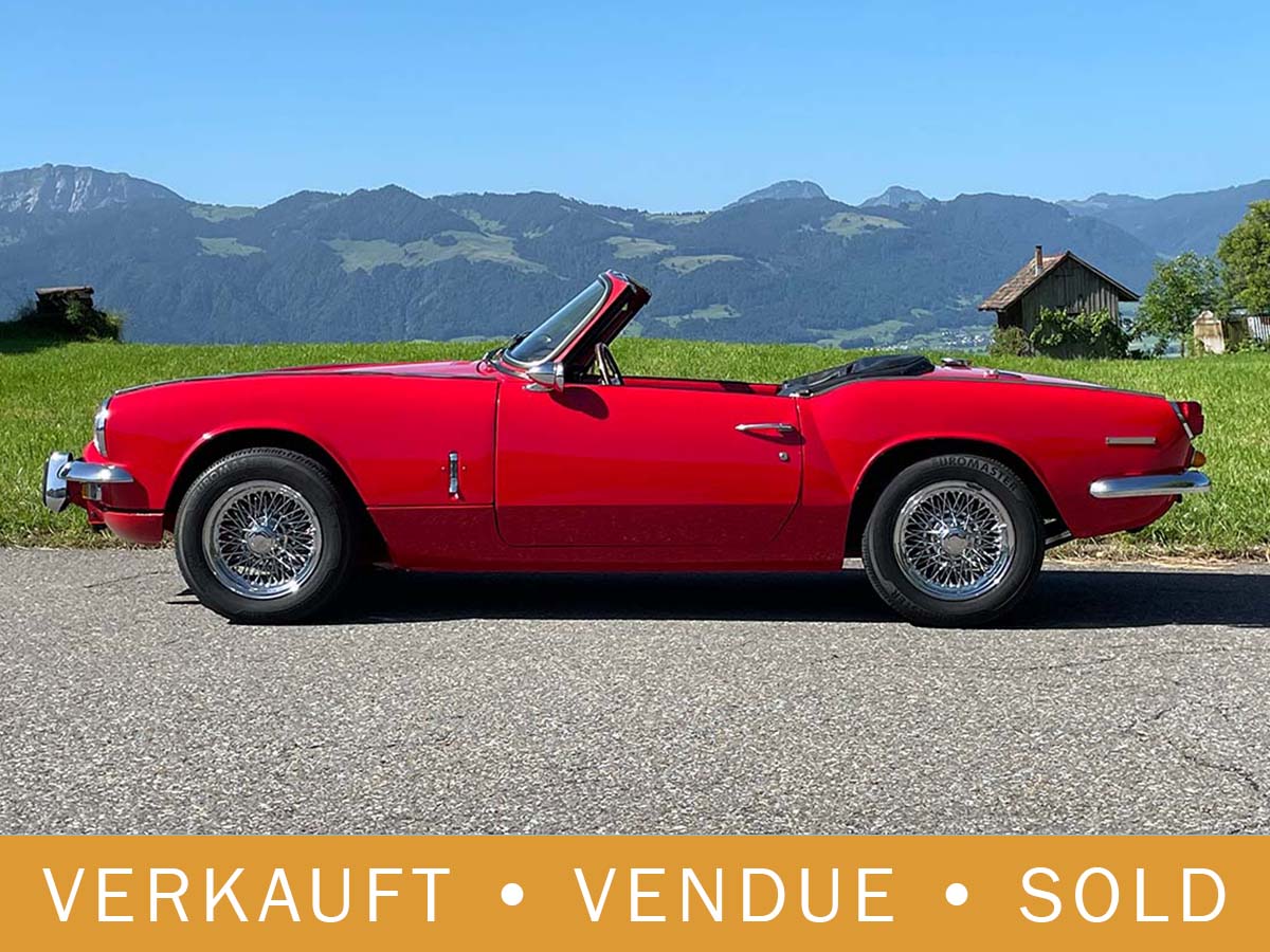 Triumph Spitfire MKIII Roadster rot 1972