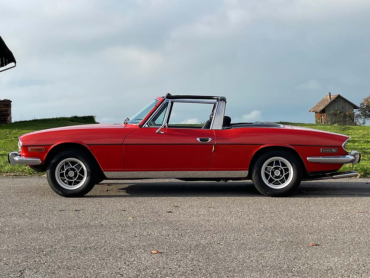 Triumph Stag V8 Cabriolet rot 1976