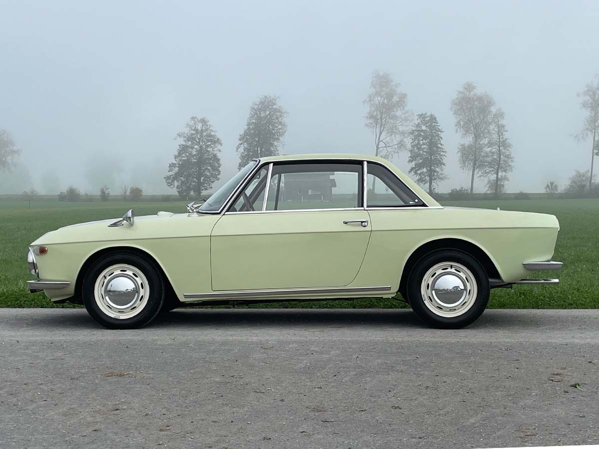 Lancia Fulvia Coupé 1.2 Liter Serie 1 elfenbeinweiss 1965