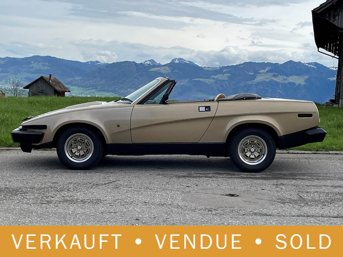 Triumph TR7 Cabriolet beigegold 1980