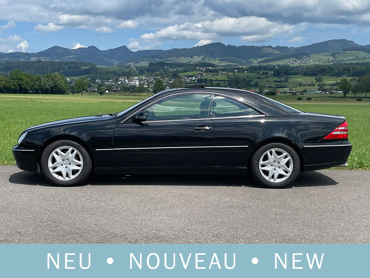Mercedes Benz 500 CL Coupé schwarz 2000