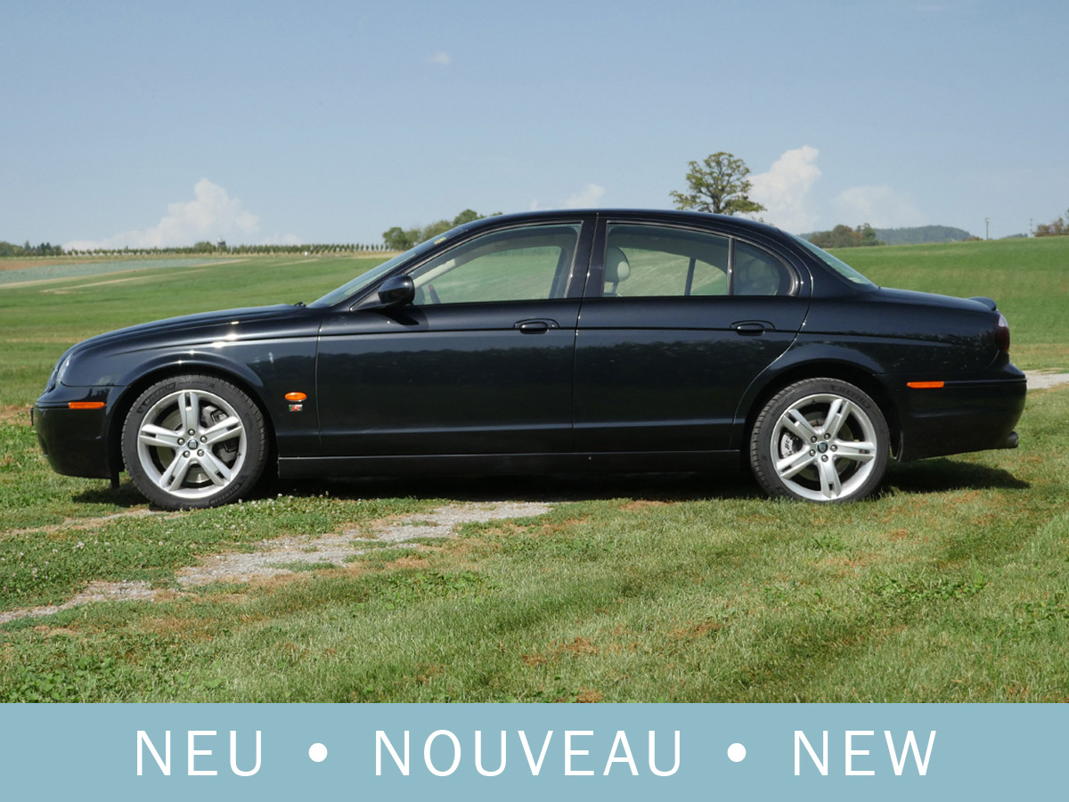 Jaguar S-Type V8 4.2 Supercharged schwarz beige 2006