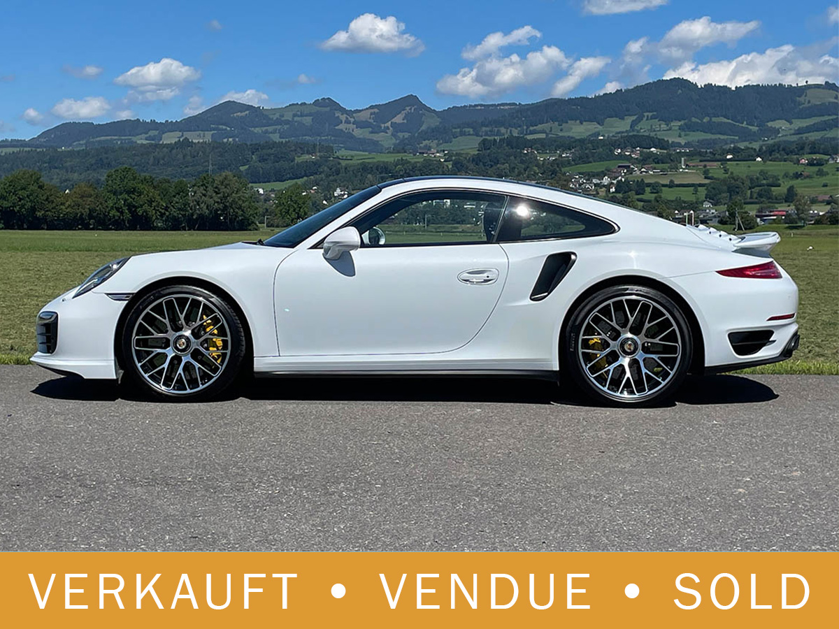 Porsche 911 turbo S PDK Techart weiss 2015