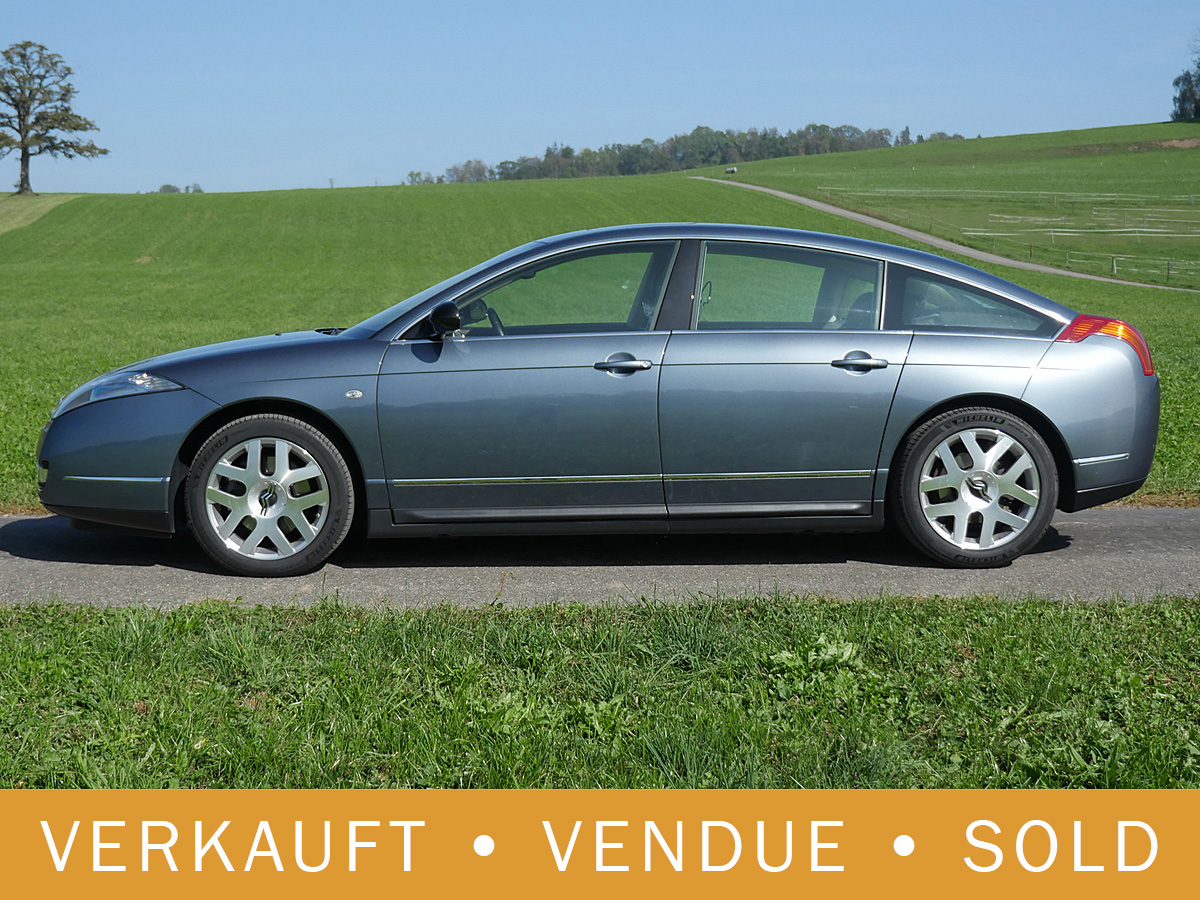 Citroen C6 3.0 V6 taubenblaumetallic 2008