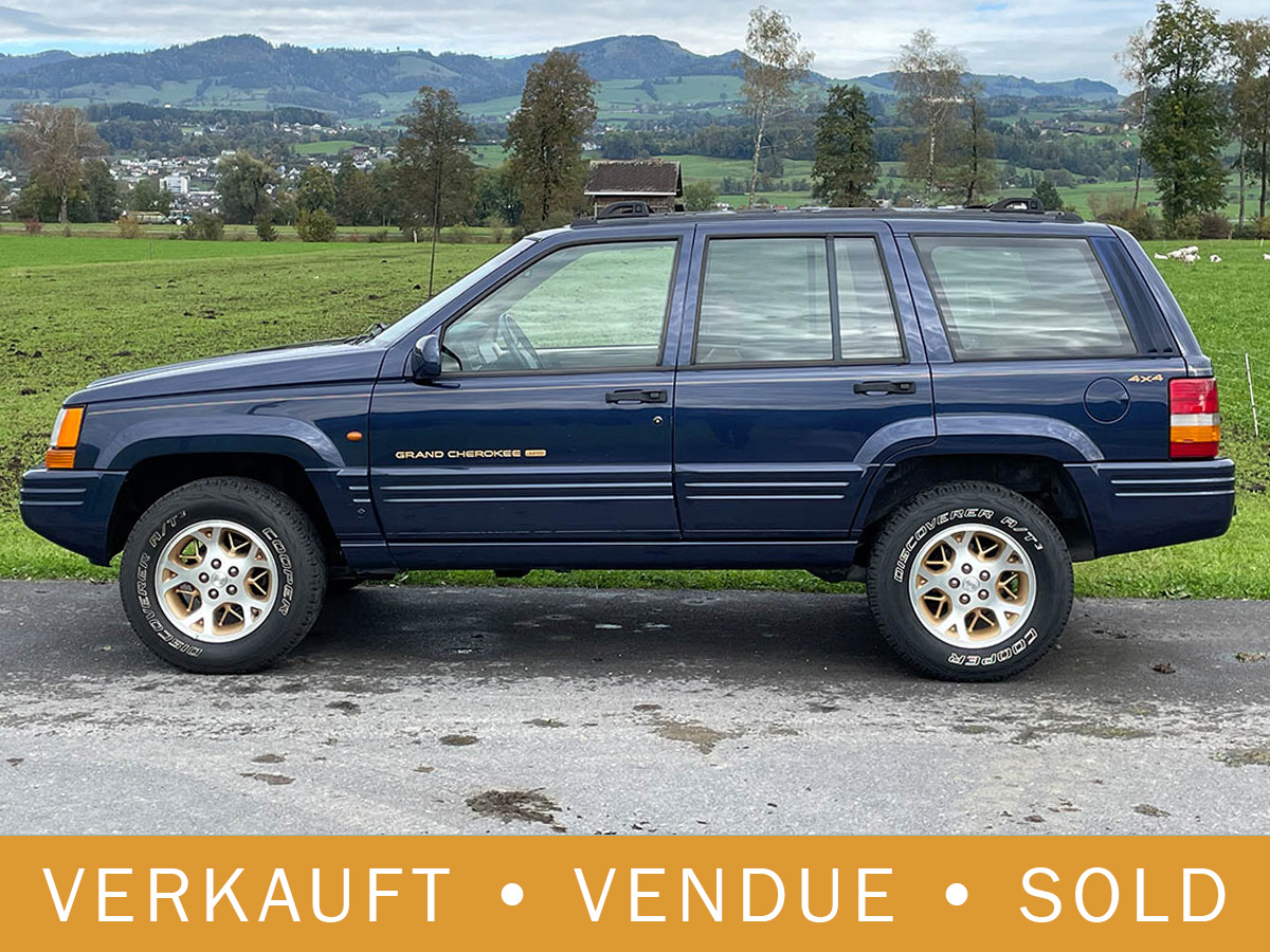 Jeep Grand Cherokee 5.2 Liter Ltd blau 1997