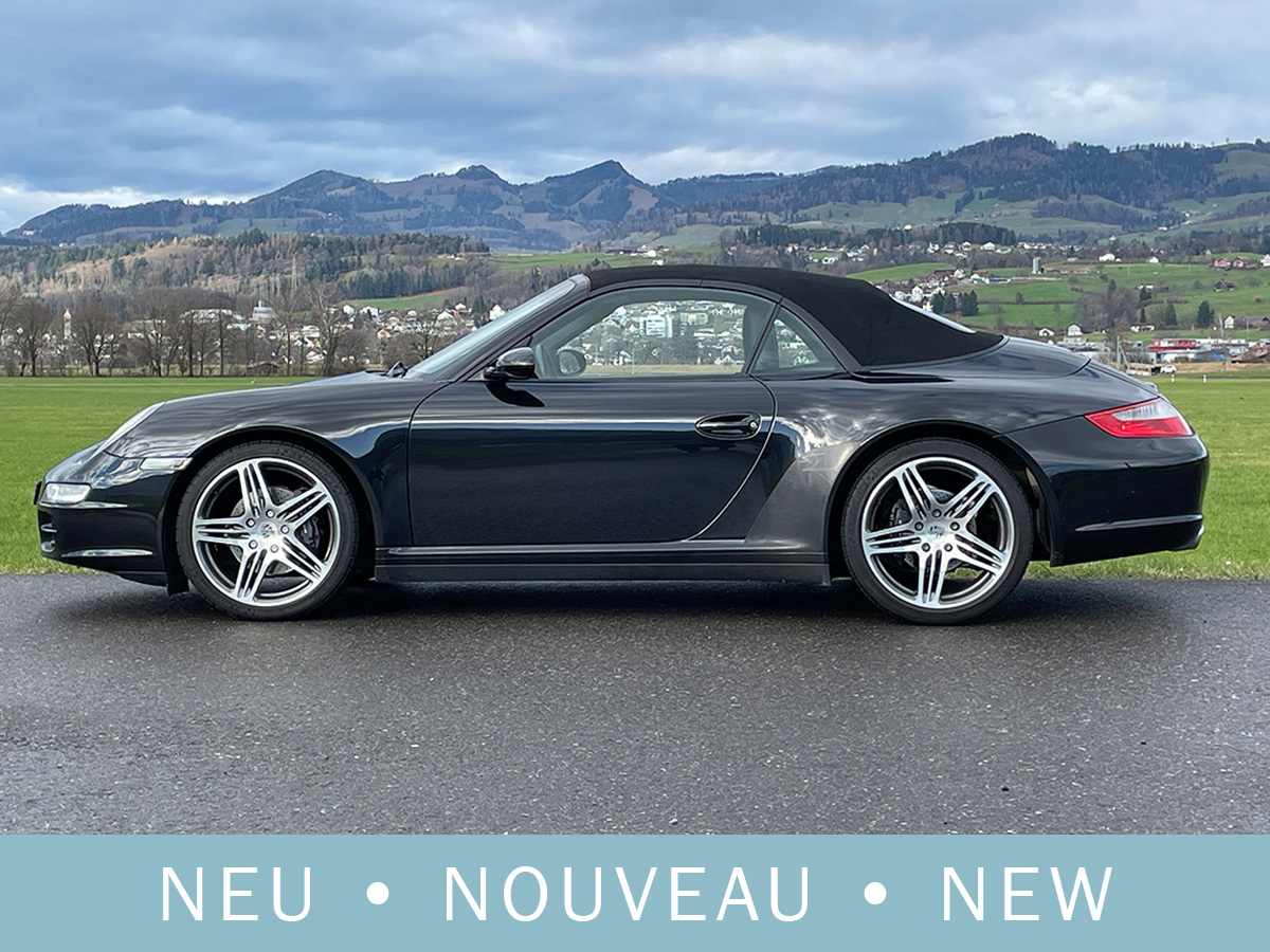 Porsche 911 Carrera 4 Cabriolet Manual schwarz 2008