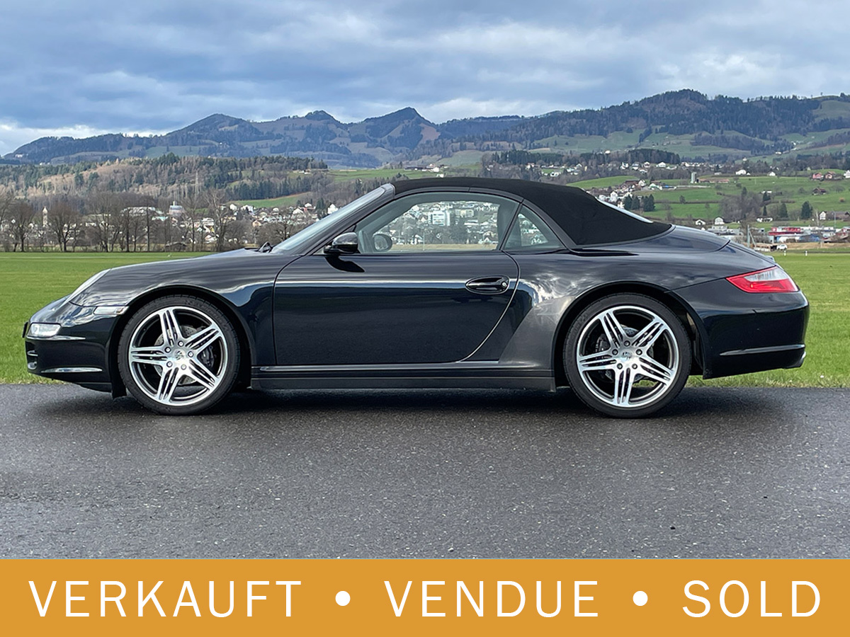 Porsche 911 Carrera 4 Cabriolet Manual schwarz 2008