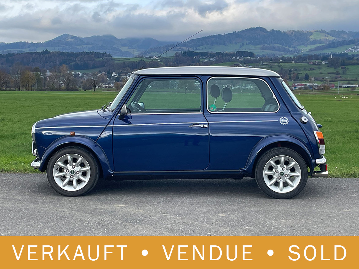 Mini Cooper 1.3 i Sport dunkelblau 2000