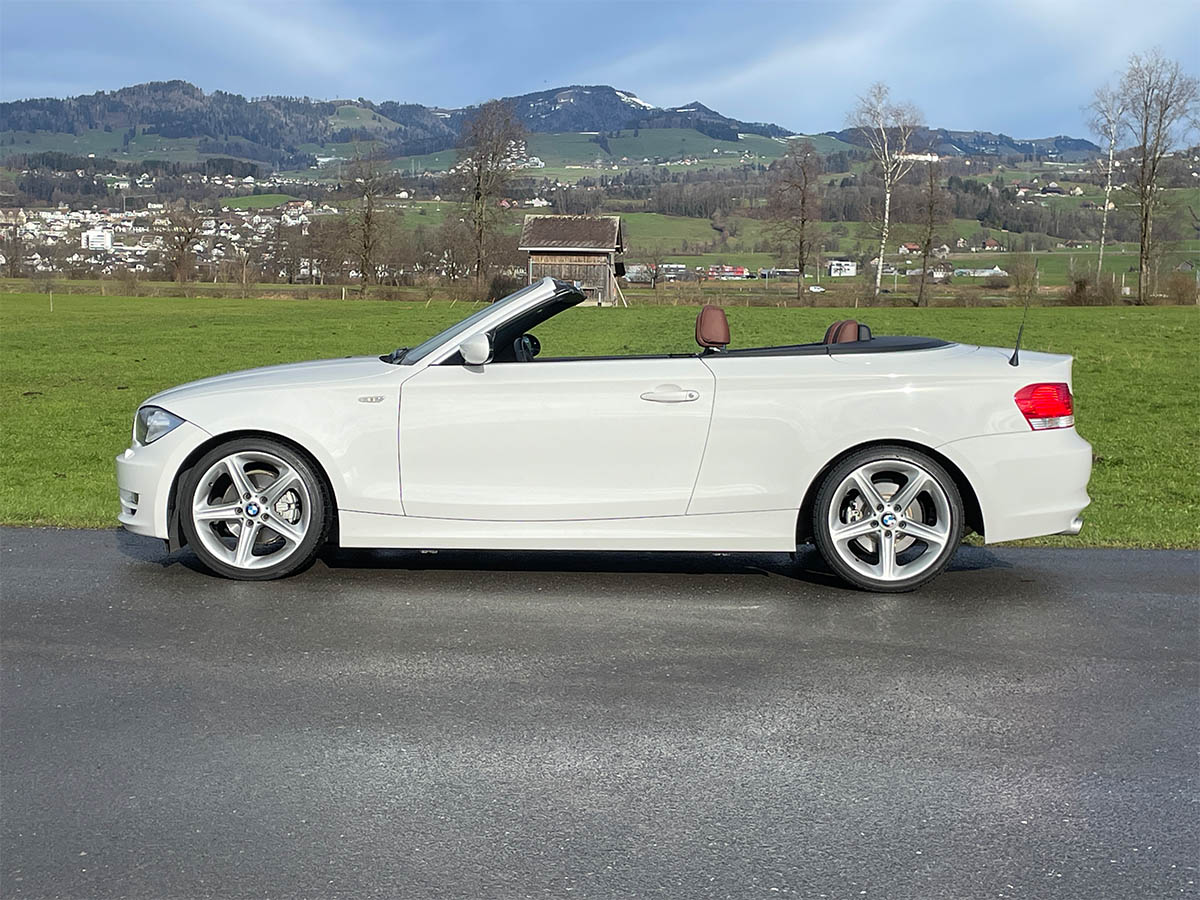 BMW 125i Cabrio Steptronic weiss 2008