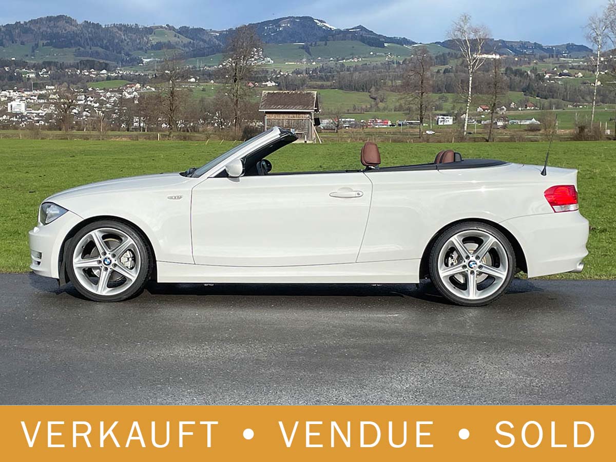 BMW 125i Cabrio Steptronic weiss 2008