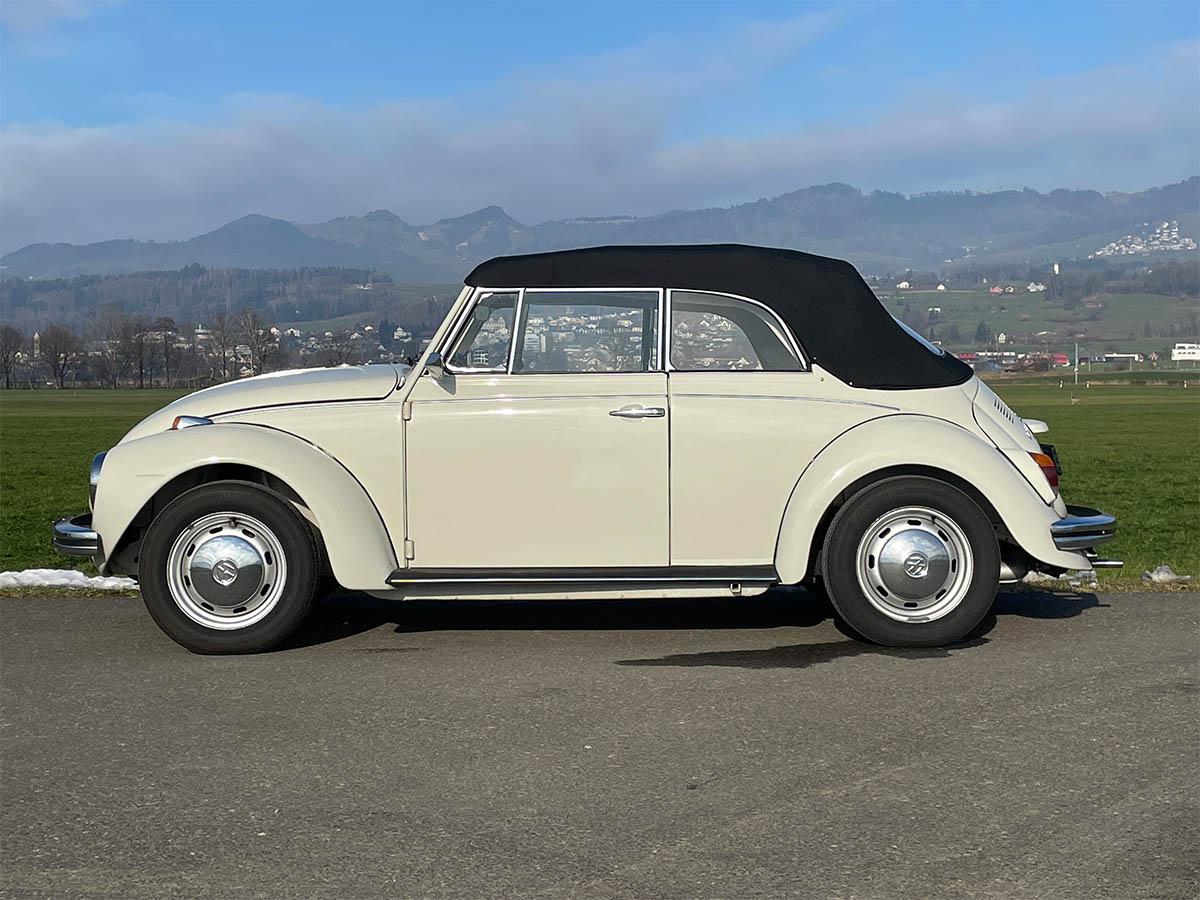 VW Käfer Cabrio 1302 LS 50 PS weiss 1970