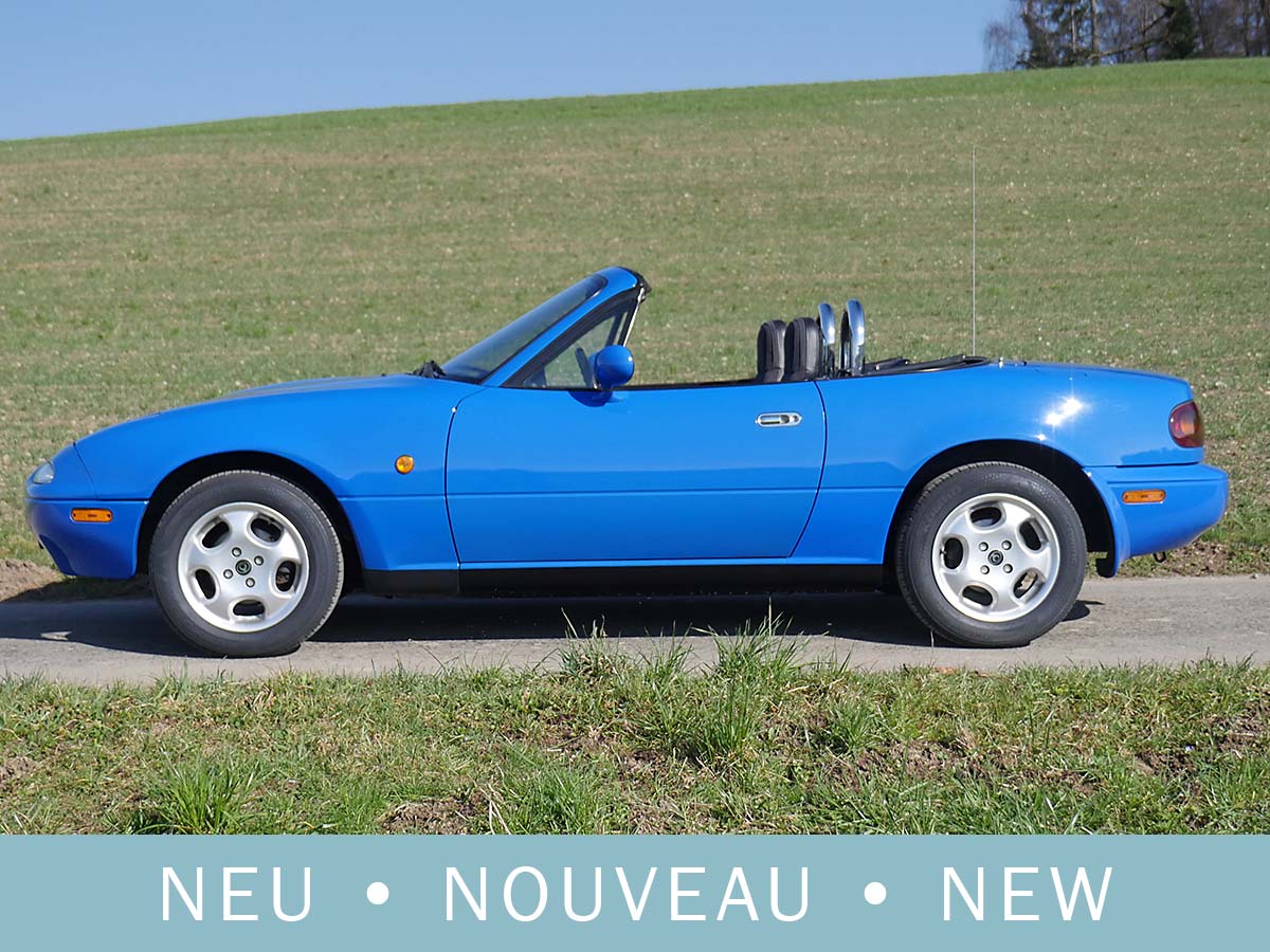 Mazda MX-5 NA 1.6i-16 V 115 PS blau 1990