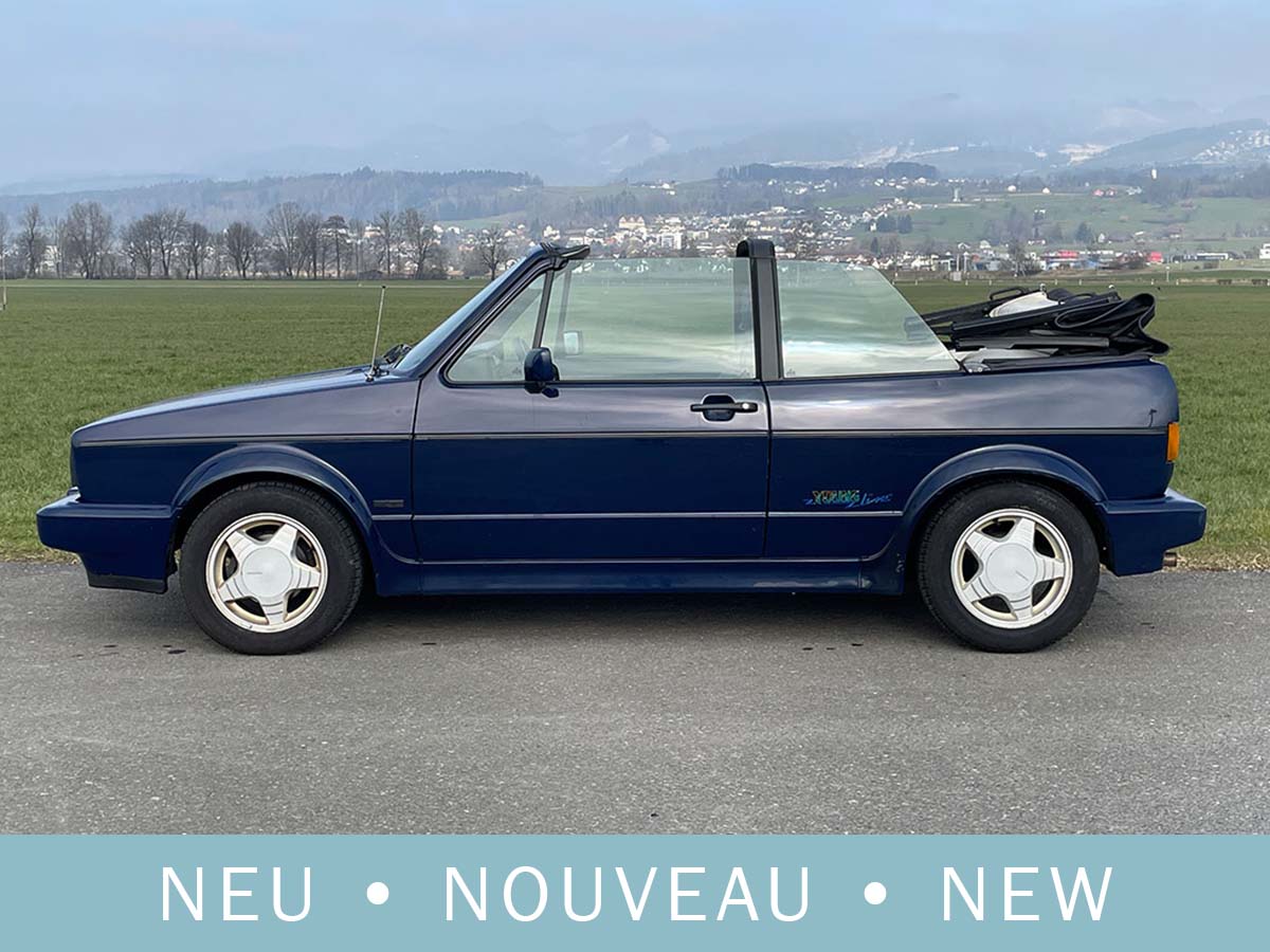 VW Golf Cabrio dunkelblau 1991