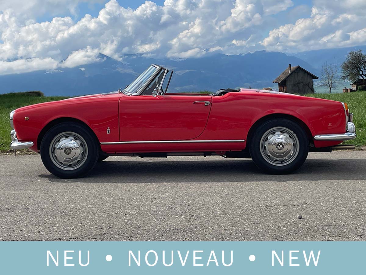 Alfa Romeo Giulia 1600 Spider rot 1963