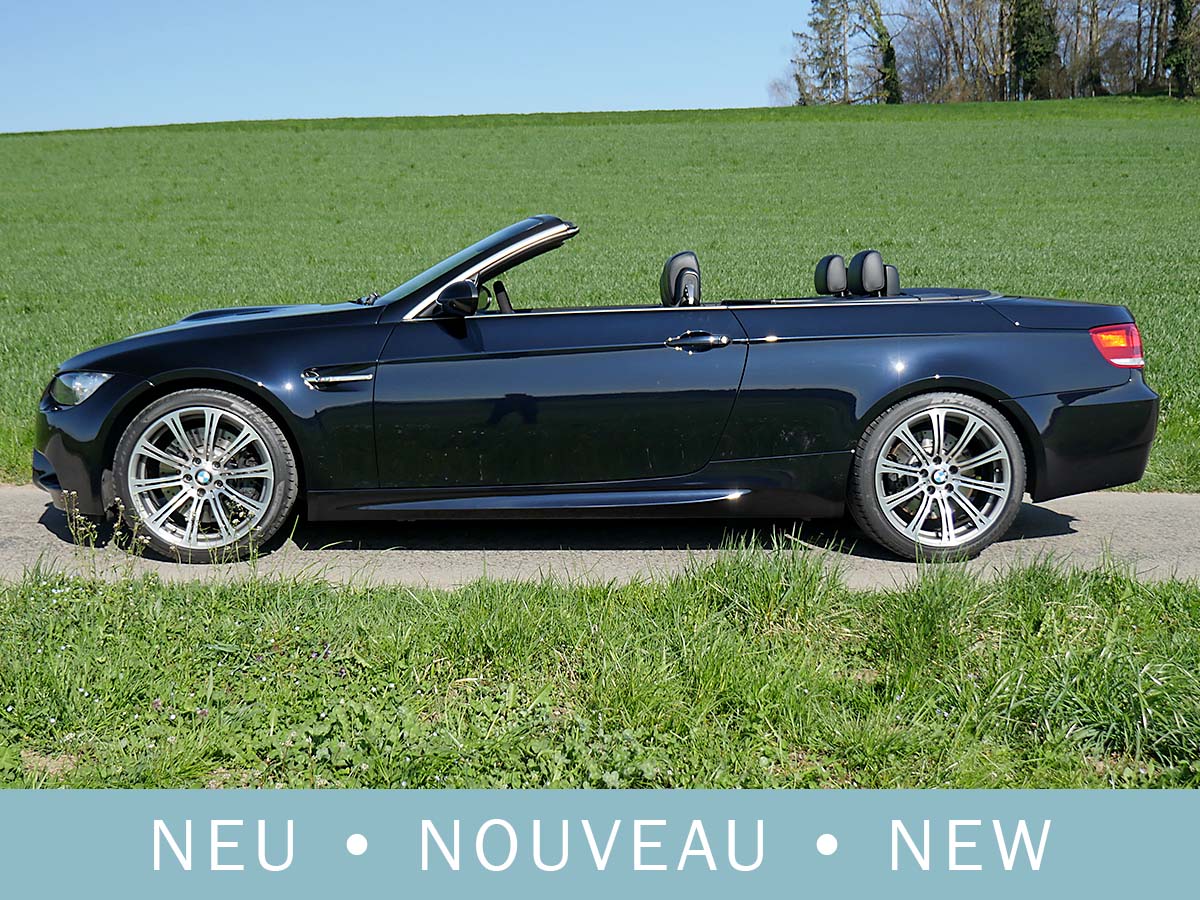 BMW M3 Cabrio V8 S65 DSG dunkelblau 2008