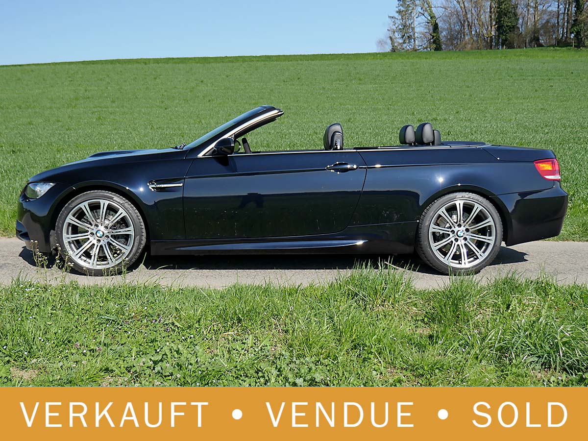 BMW M3 Cabrio V8 S65 DSG dunkelblau 2008