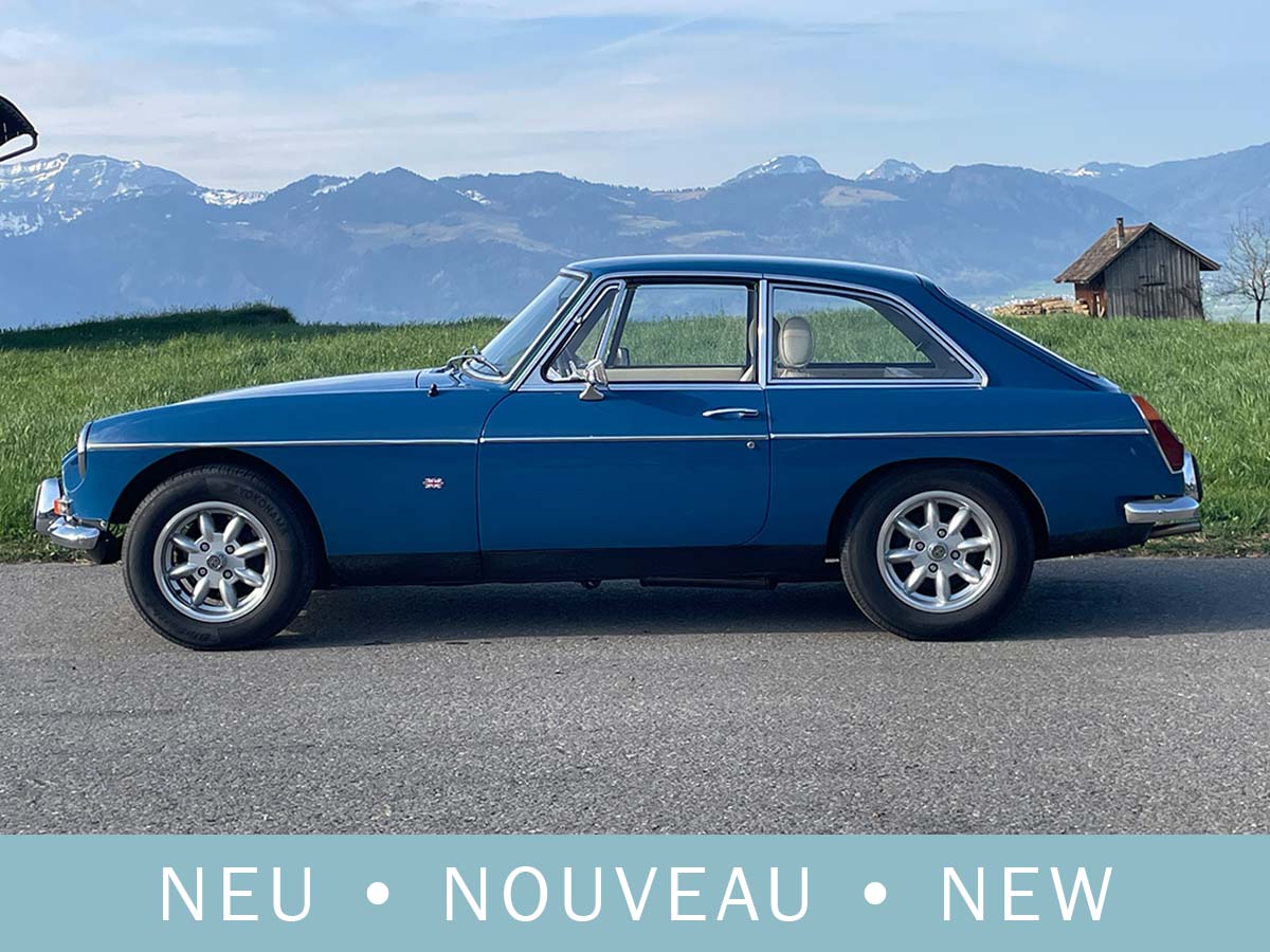 MG B GT Coupé blau Maxilite 1973