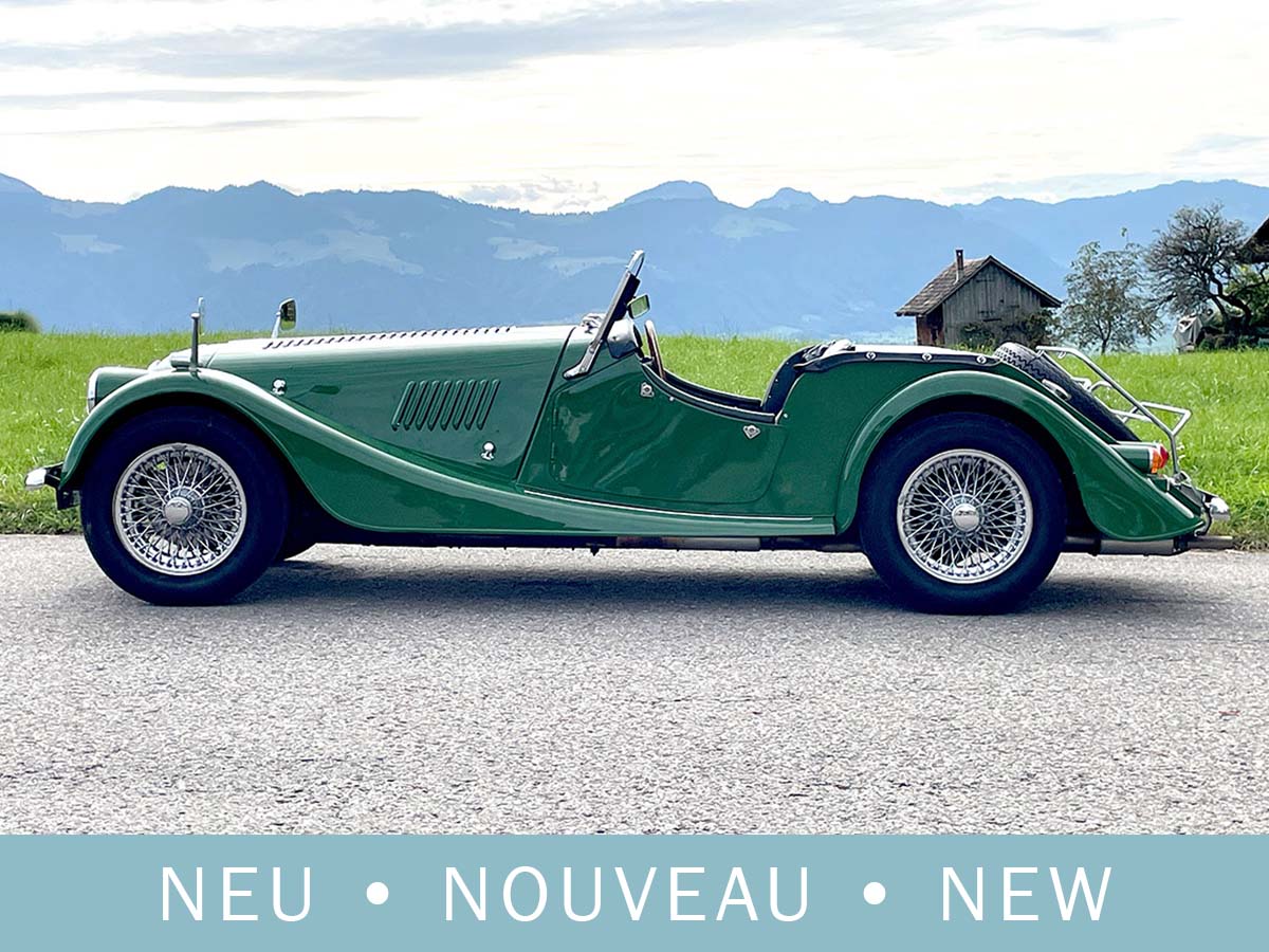 Morgan 4/4 1600 Kent Crossflow mittelgrün schwarz 1980