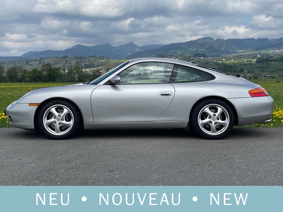 Porsche 911 Carrera 2 manual silber 1998