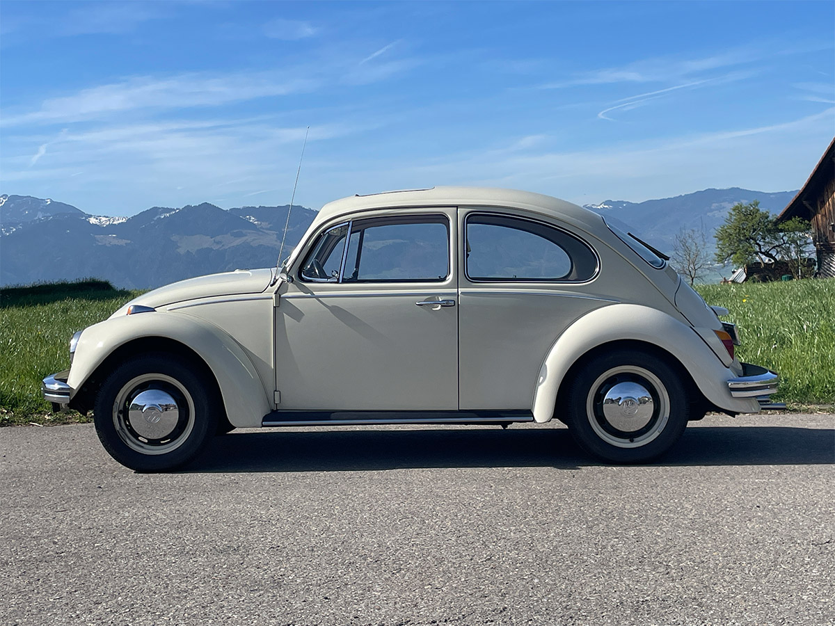 VW Käfer 1500 Schiebedach weiss 1967