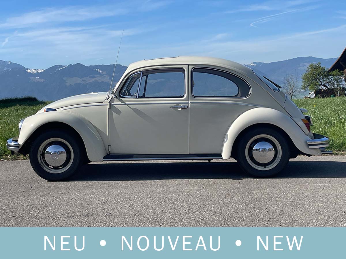 VW Käfer 1500 Schiebedach weiss 1967