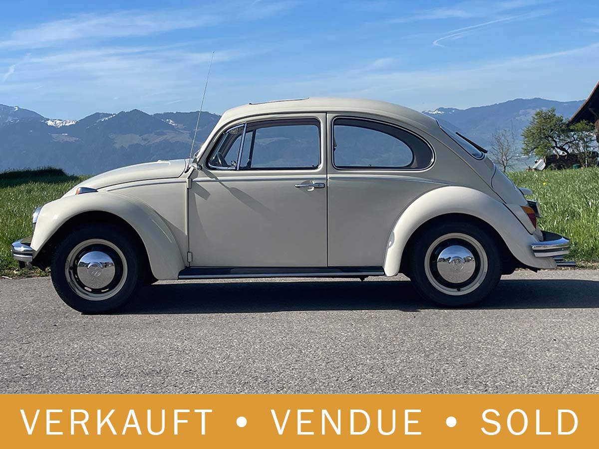 VW Käfer 1500 Schiebedach weiss 1967