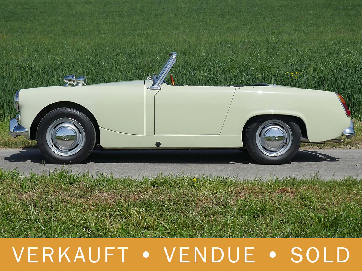 Austin Healey Sprite MKII Fiesta Yellow 1964