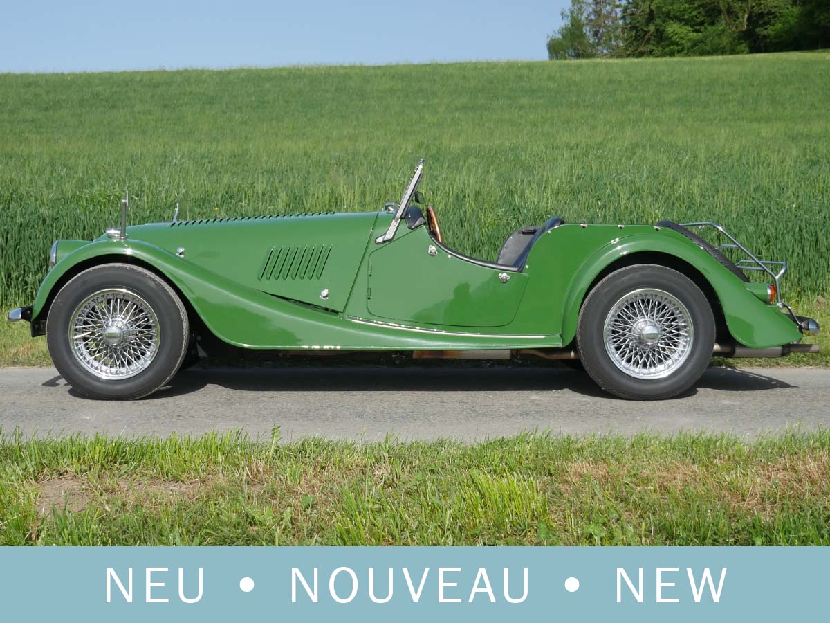 Morgan 4/4 1600 Kent Crossflow mittelgrün schwarz 1980
