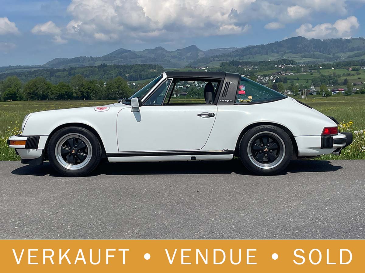 Porsche 911 Carrera 3.2 Targa weiss 1986