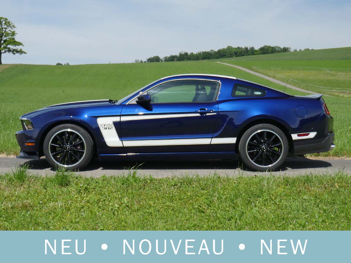 Ford Mustang Boss 302 blau 2012