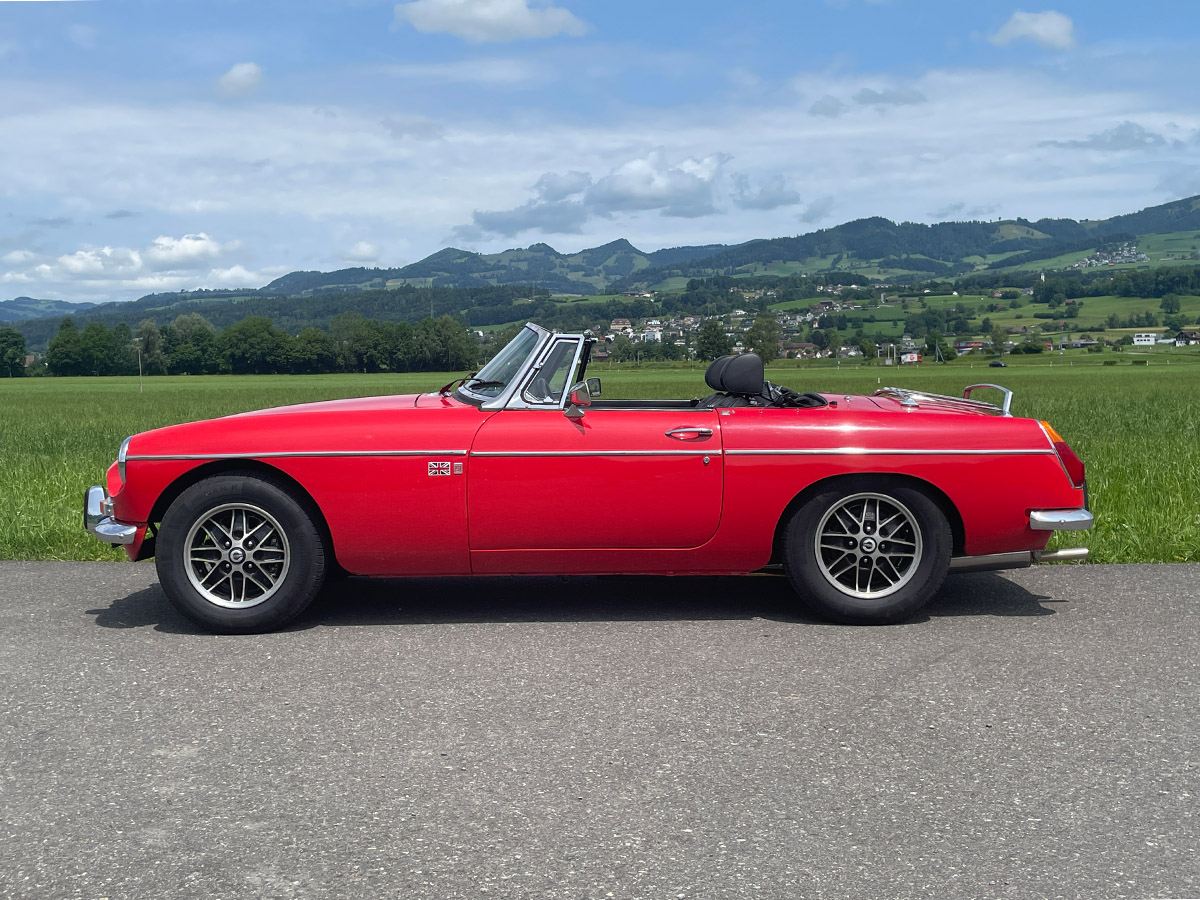 MG B Cabriolet rot 1974