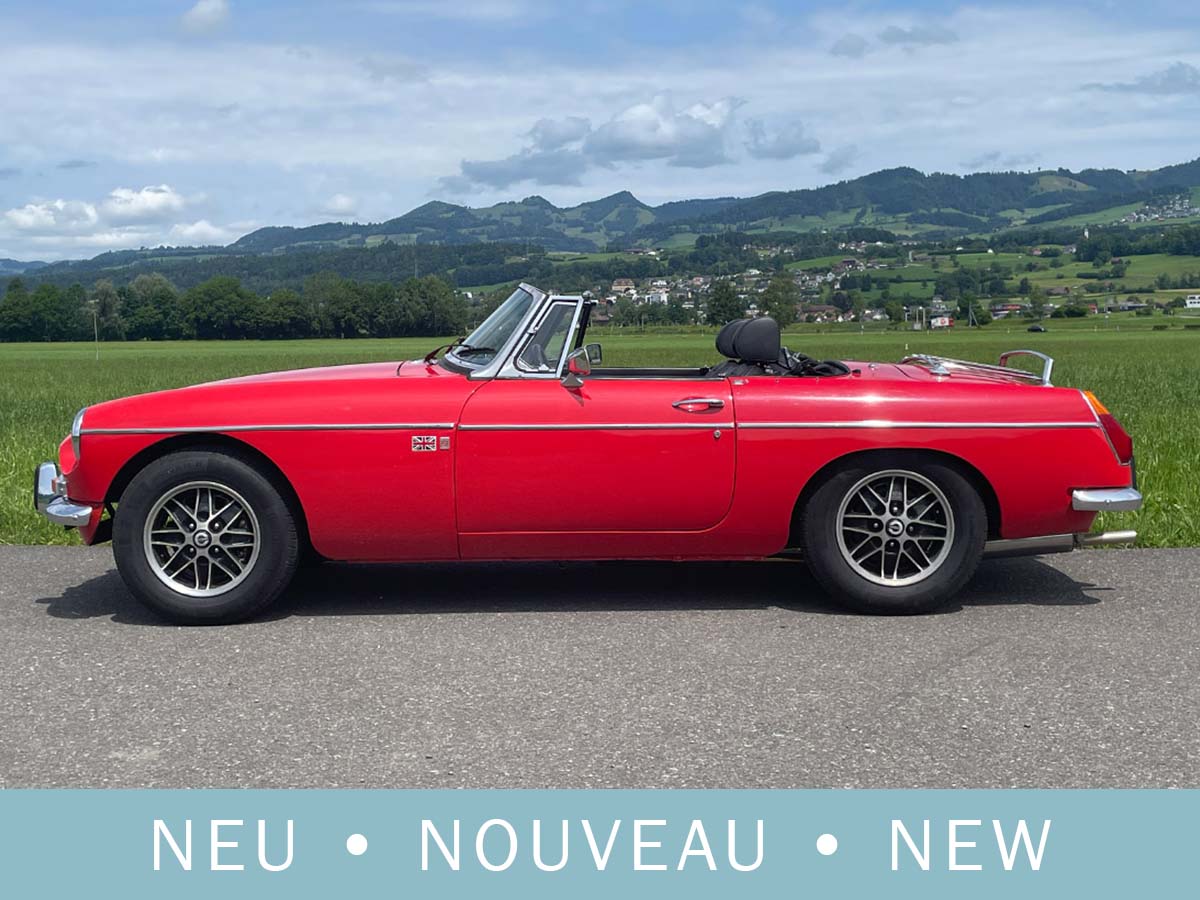 MG B Cabriolet rot 1974
