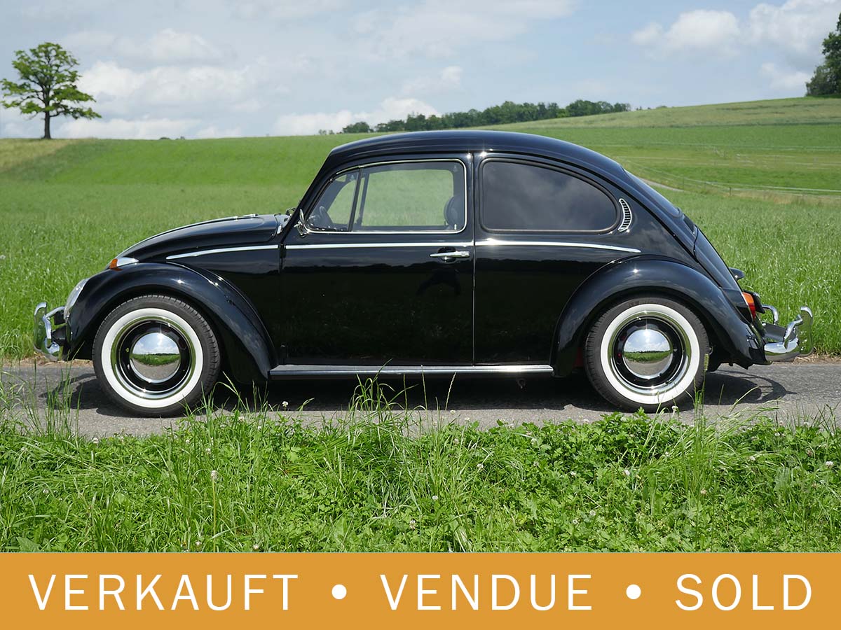 VW Käfer 11-1300 schwarz 1968