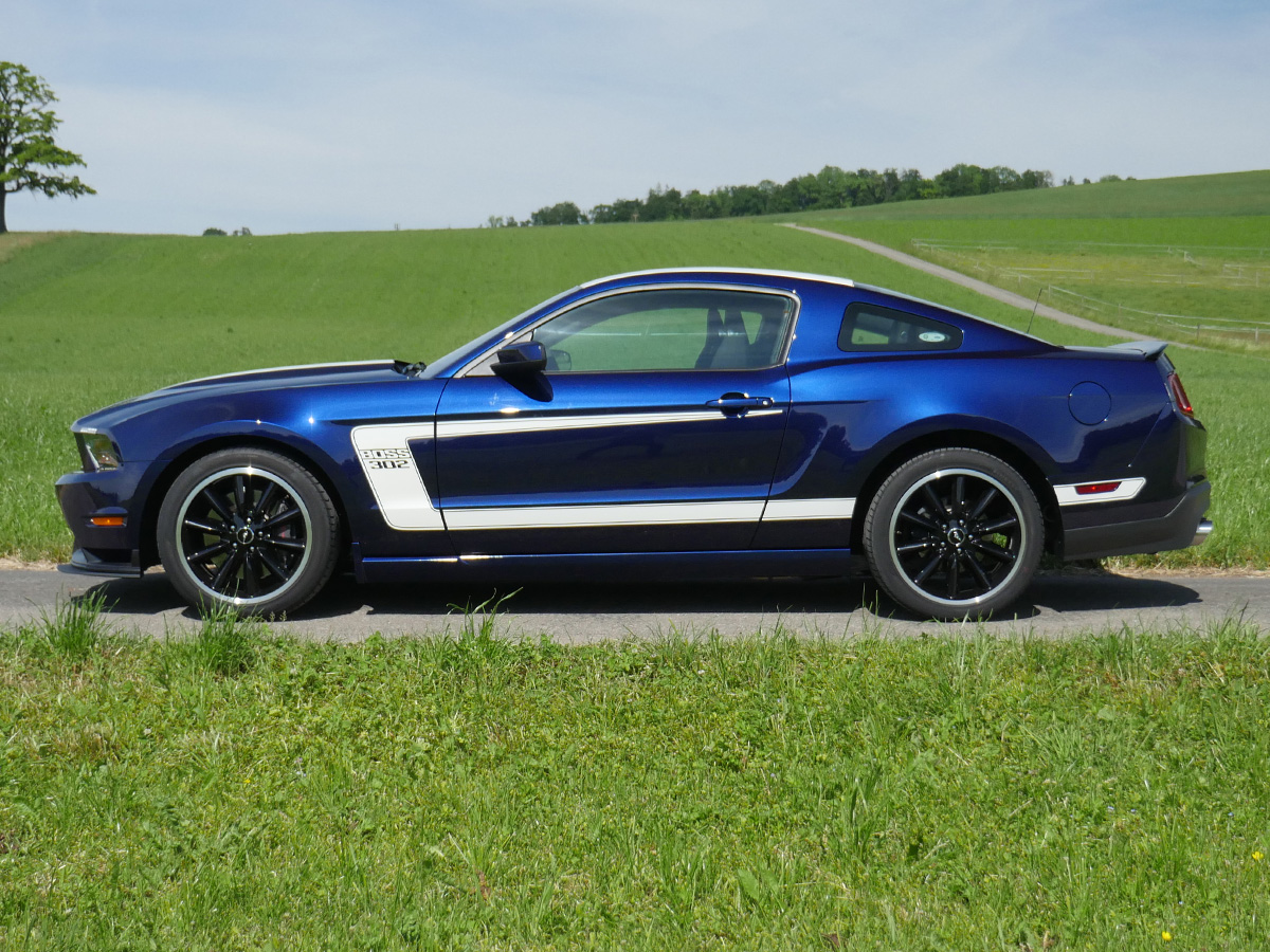 Ford Mustang Boss 302 blau 2012