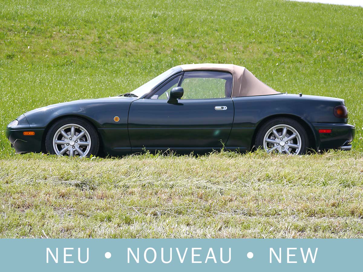 Mazda MX-5 1.8i British Racing Green und Leder beige 1995
