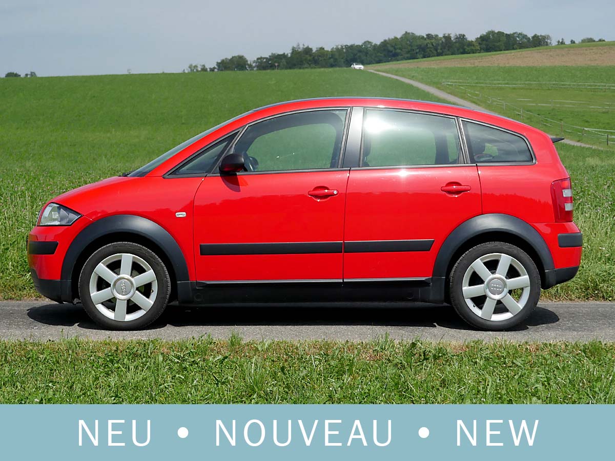 Audi A2 1.4 Colour Storm rot 2004