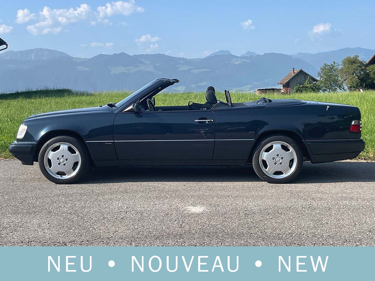 Mercedes Benz E 220 Cabriolet Final Edition schwarz 1997