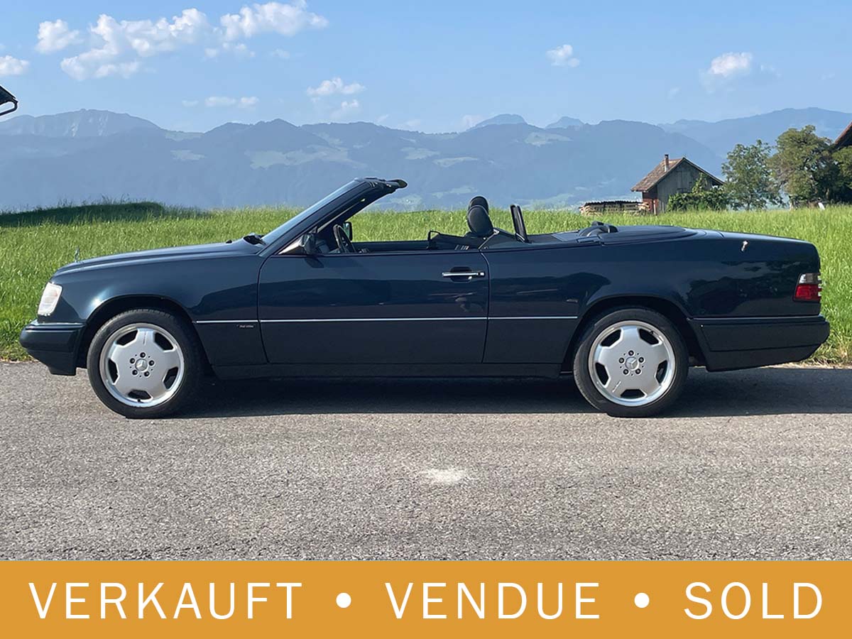 Mercedes Benz E 220 Cabriolet Final Edition schwarz 1997