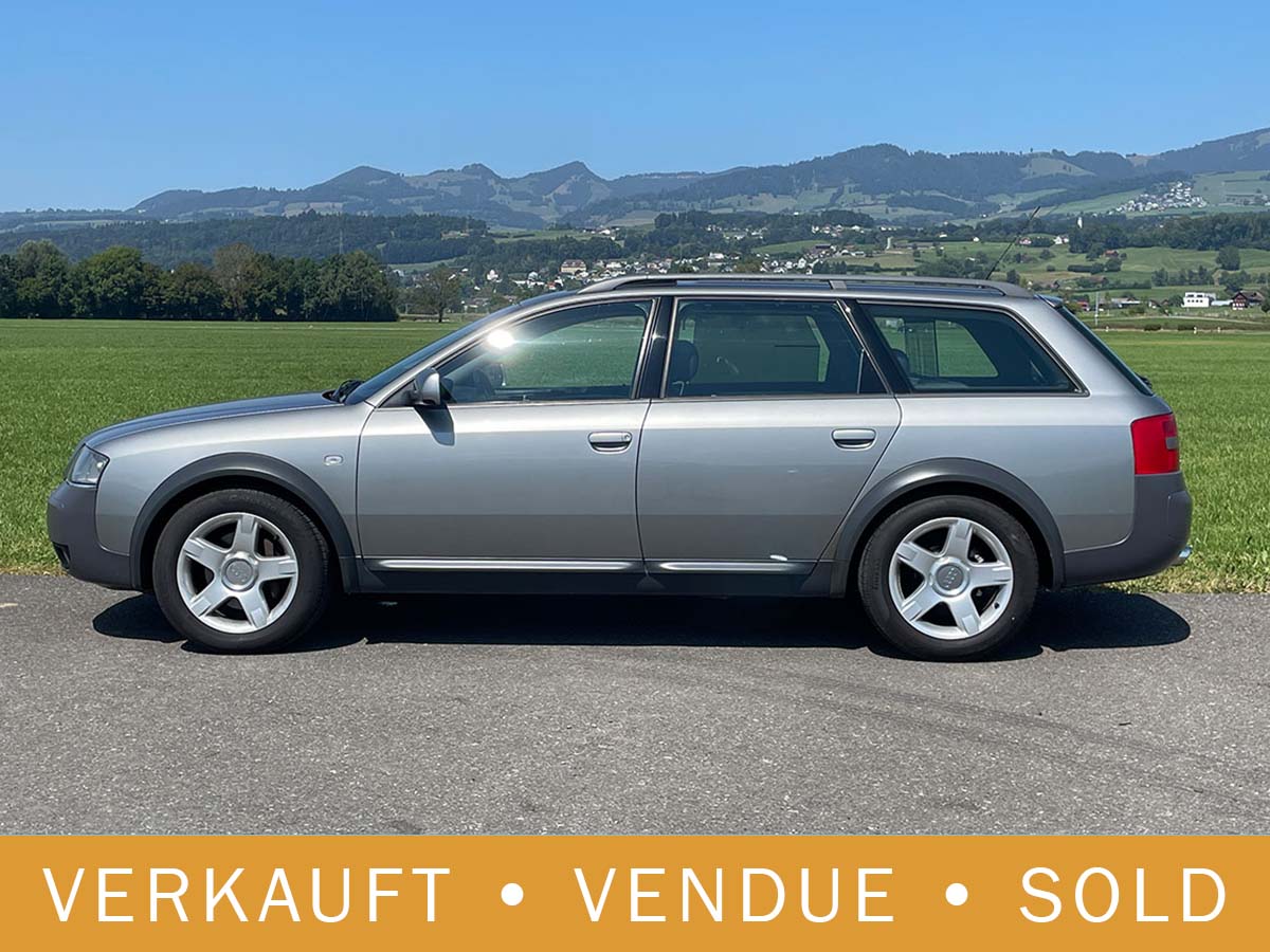 Audi A6 Allroad 2.7 BiTurbo Quattro silber 2000