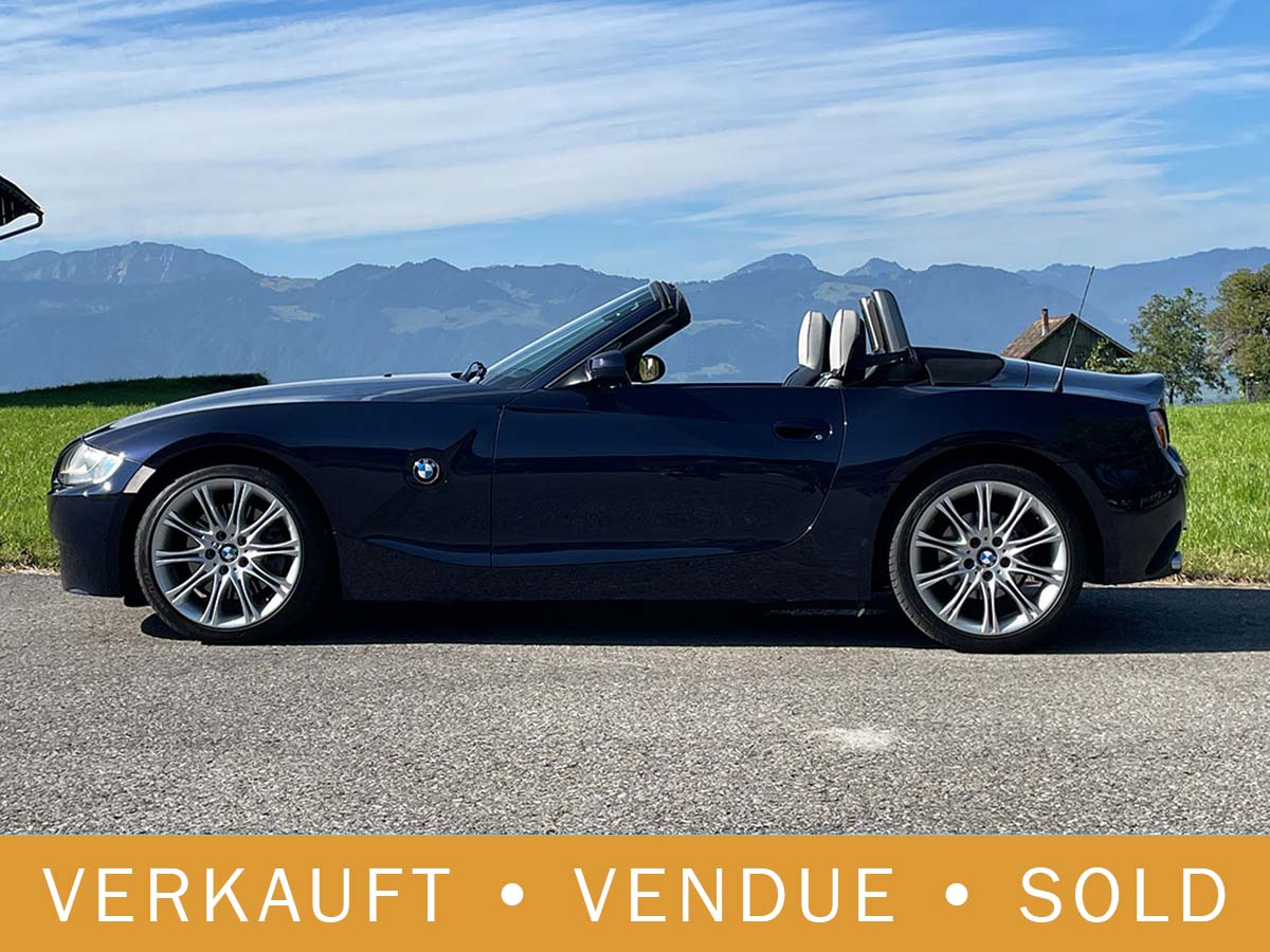 BMW Z4 3.0 Si Roadster dunkelblau 2007