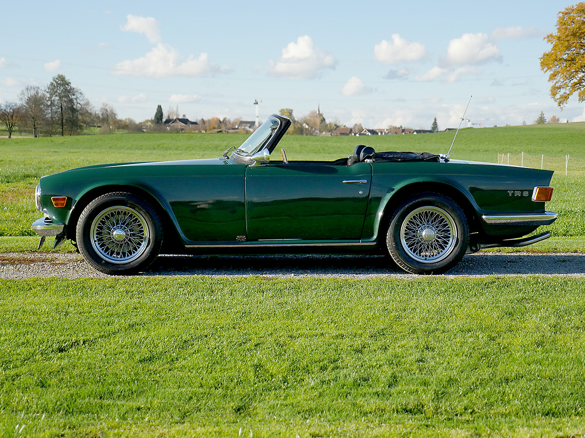 Trimph TR6 PI Roadster British Racing Green 1975