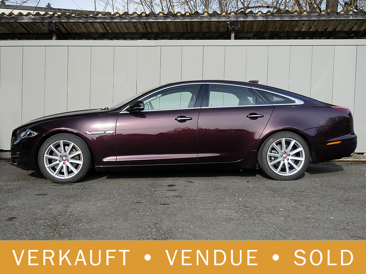 Jaguar XJ 3.0 V6d X351 Caviar Red 2016