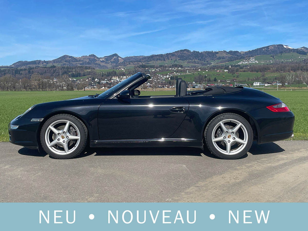 Porsche 911 Carrera 2 Cabriolet schwarz 2008