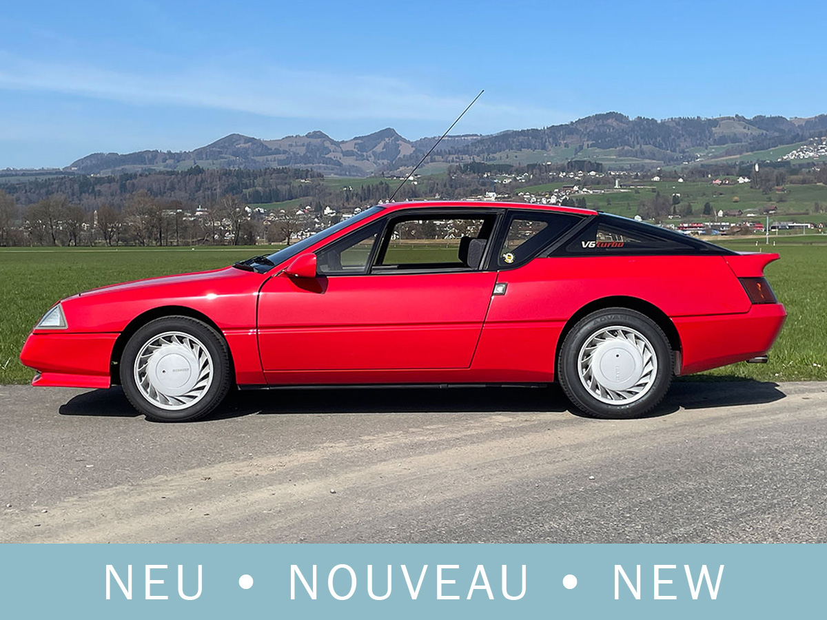 Renault Alpine V6 Turbo rot 1986