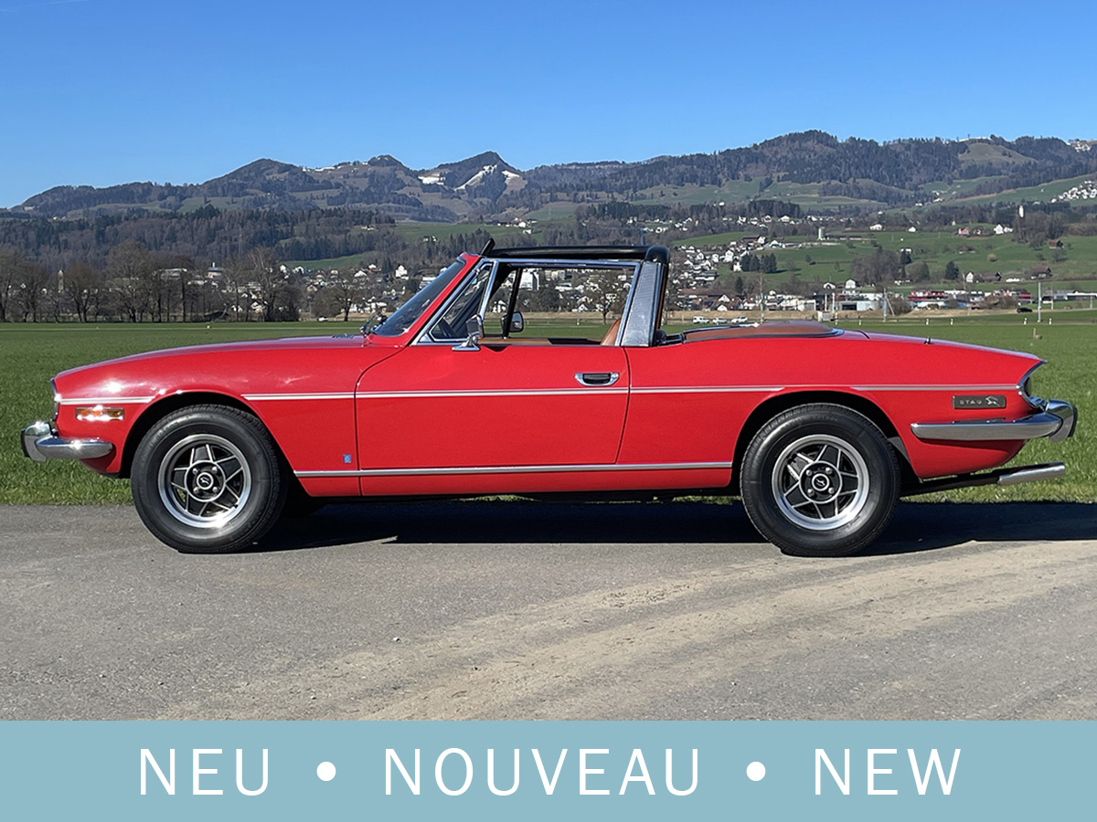 Triumph Stag Cabriolet V8 manual rot 1973