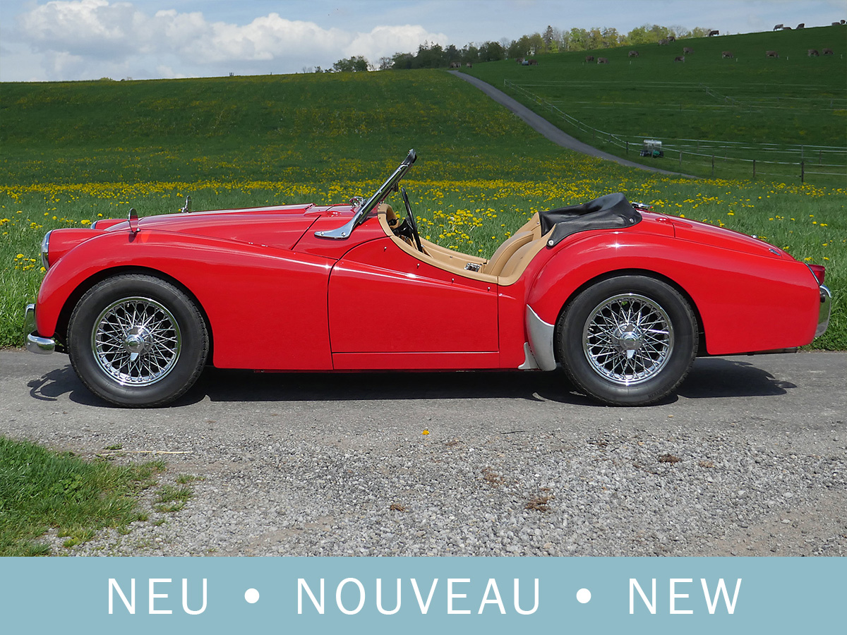 Triumph TR2 rot 1955