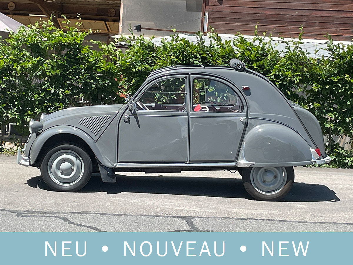 Citroen 2 CV Faltdach grau 1958